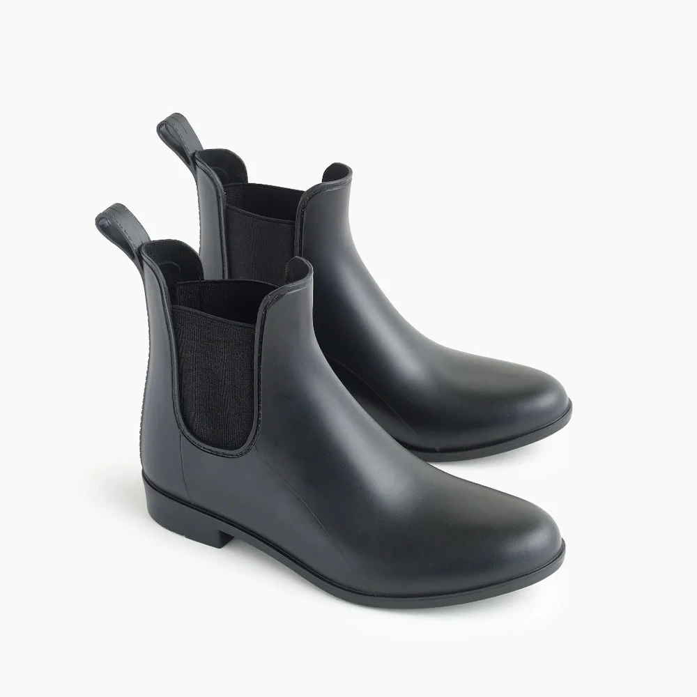 NWT J. Crew Women's Matte Chelsea‎ Rain Boots